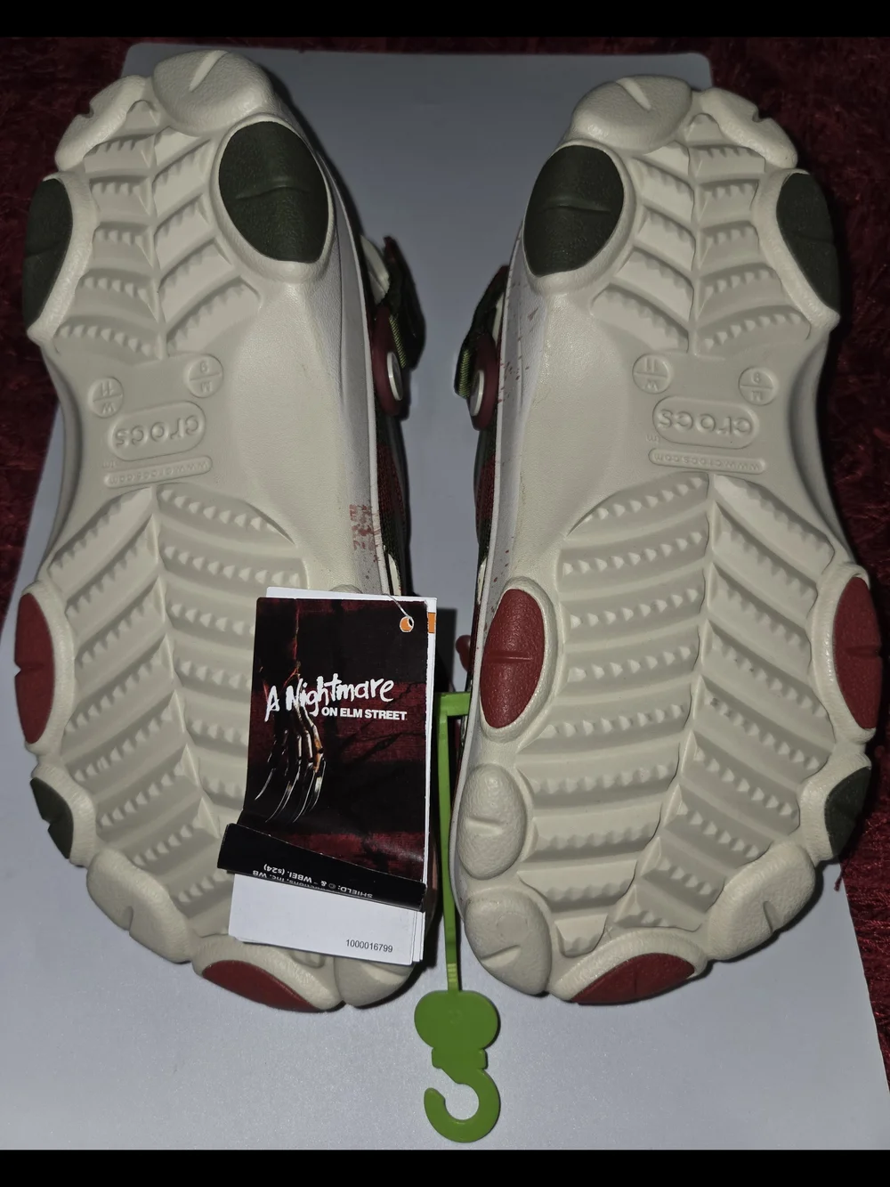 Crocs A Nightmare On Elm Street Freddy Krueger Clogs Size Mens 9 Women's 11